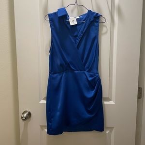 Do+Be Blue Collared Mini Dress Size Small
